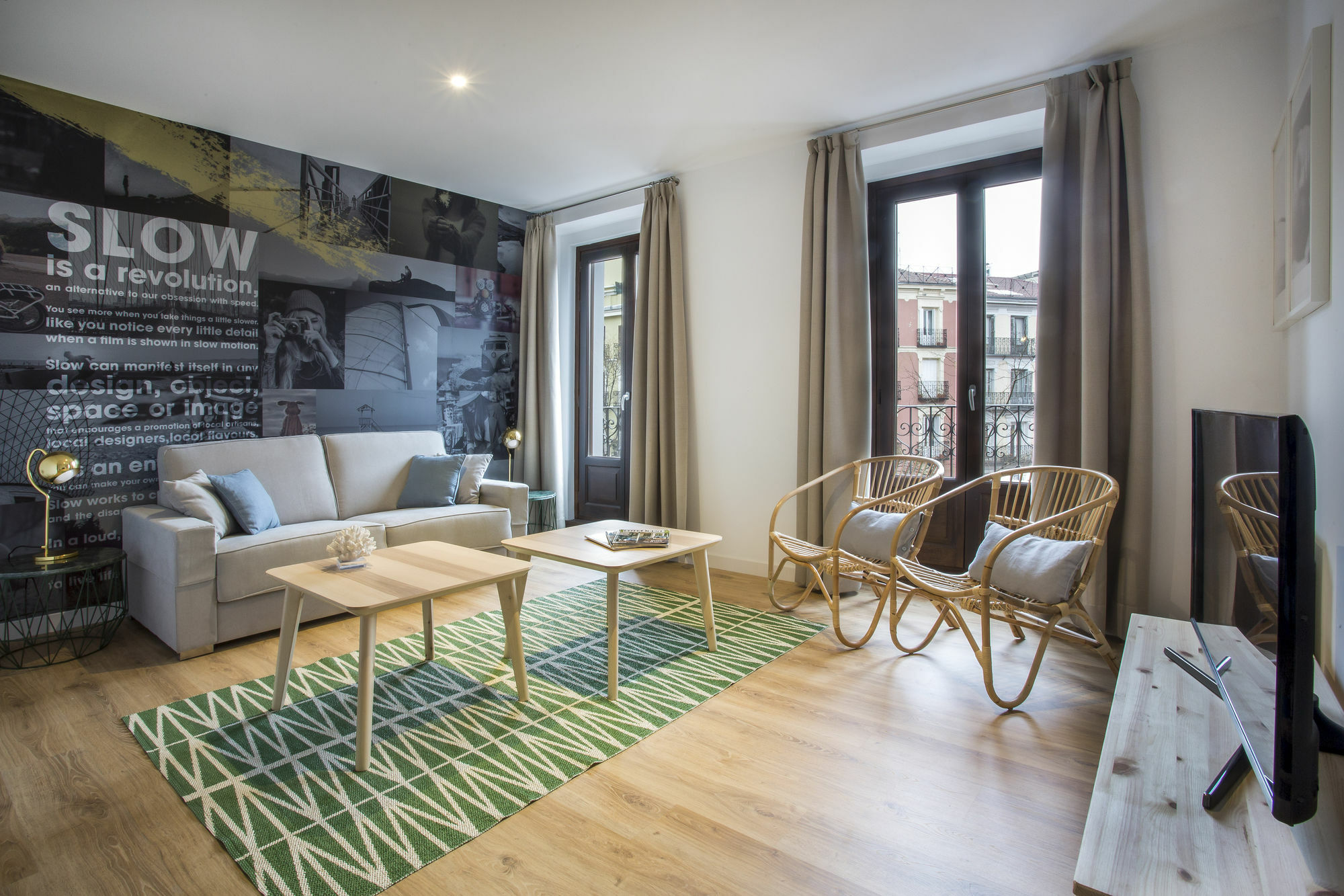 Slow Suites Luchana Madrid Bagian luar foto